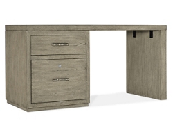 60" Desk w/File