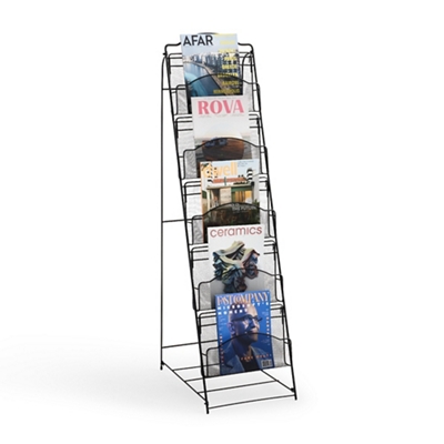 Onyx Five Pocket Mesh Magazine Rack