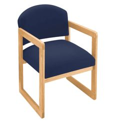 Sled Base Guest Chair with Arms