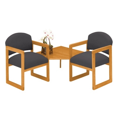 Two Chairs with Corner Table
