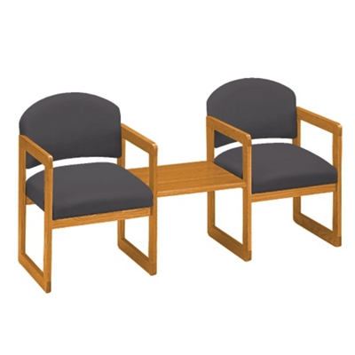 Two Chairs with Center Table