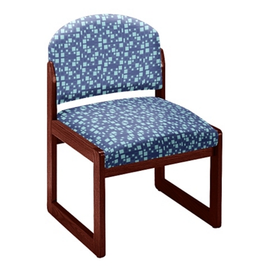Premium Upholstered Armless Guest Chair