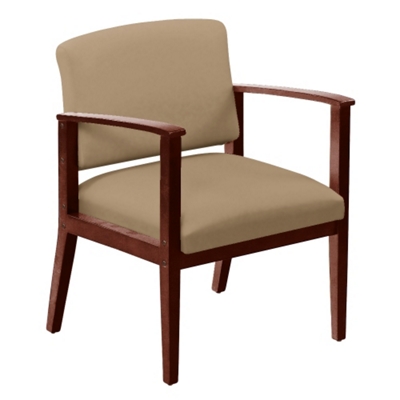 Amherst Oversized Vinyl Guest Chair