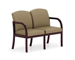 Two Seat Vinyl Sofa