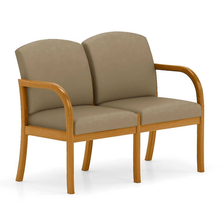 Two Seat Vinyl Sofa