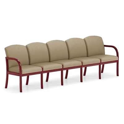 Five Seat Vinyl Sofa