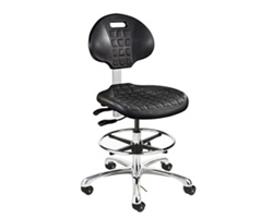 ESD Polyurethane Tilting Stool with Footring