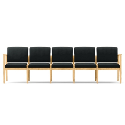 Ridgewood Vinyl Five-Seat Sofa