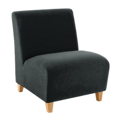 500 lb. Capacity Oversized Armless Guest Chair in Vinyl