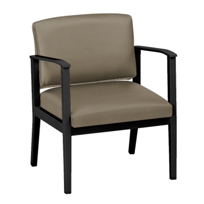 Mason Street Oversized Polyurethane Guest Chair with Arms