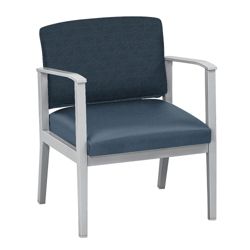 Mason Street Fabric and Polyurethane Oversized Guest Chair with Arms