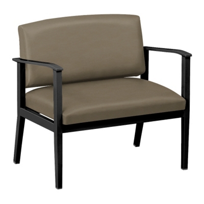 Mason Street Polyurethane Bariatric Guest Chair with Arms