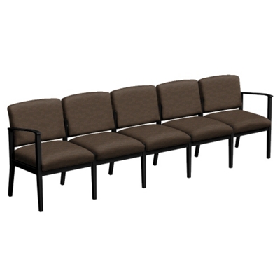 Mason Street Fabric Five-Seater without Center Arms