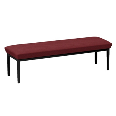 Mason Street Steel 3 Seat Bench In Standard Upholstery