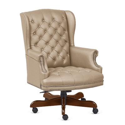 Faux leather best sale wingback recliner