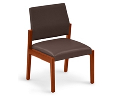 Hampton Armless Guest Chair in Designer Upholstery