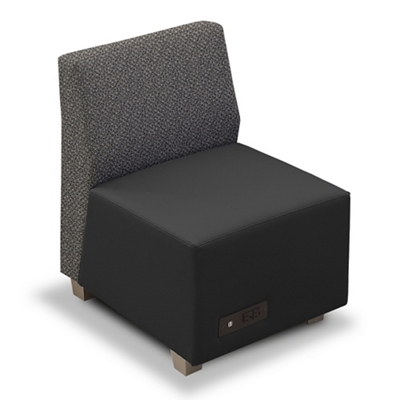 Compass Armless Lounge Chair