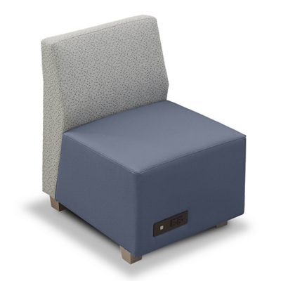Compass Armless Lounge Chair By N, Armless Lounge Chair
