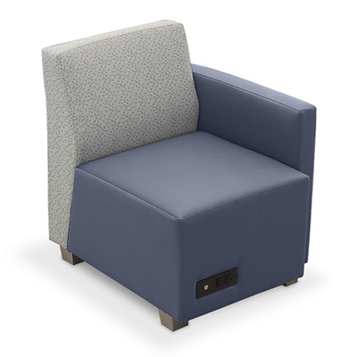 Compass Lounge Chair with Left Arm by NBF Signature Series NBF