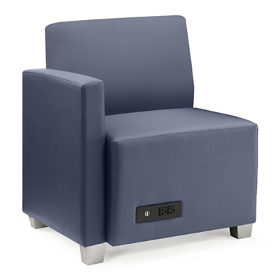 Compass Lounge Chair with Right Arm