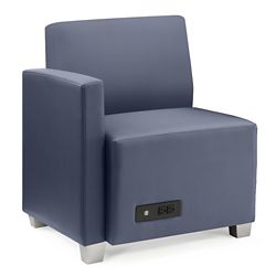 Compass Lounge Chair with Right Arm