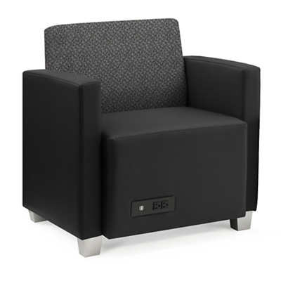 Silver lounge online chair