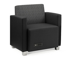 Compass Lounge Chair with Arms