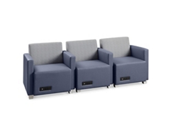 Compass Three Seat Lounge Chair Set