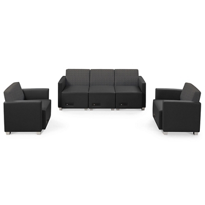 Two seater sofa 2024 and two armchairs