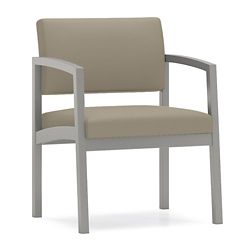 New Castle Steel Oversized Fabric Guest Chair with Standard Upholstery