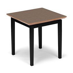 End Table with Metal Legs - 20"W x 20"D