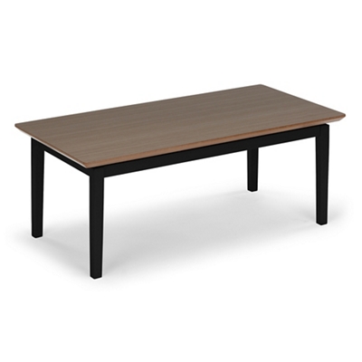 Coffee Table with Metal Legs - 40"W x 20"D