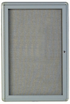 Fabric Corkboard-1 Door 24x36