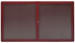 60x36 Fabric Corkboard 2-Doors