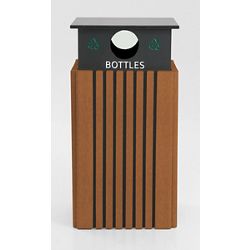Recycling Receptacle for Bottles - 40 Gallon Capacity
