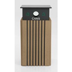 Recycling Receptacle for Cans - 40 Gallon Capacity
