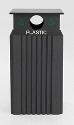 Recycling Receptacle for Plastic - 40 Gallon Capacity