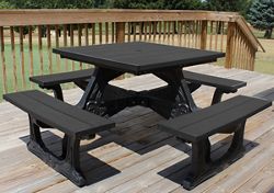 Town Square Outdoor Table with Molded Frame 40"