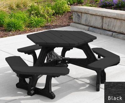 Heavy duty recycled online plastic picnic tables benches