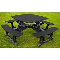Bistro Style Recycled Plastic Picnic Table
