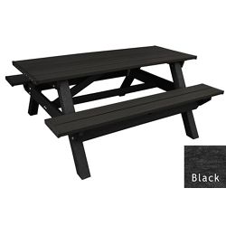 Deluxe Recycled Plastic Picnic Table 6'