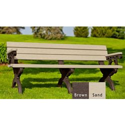 Monarque Bench with Arms 6'