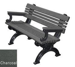 Outdoor Cambridge Bench with Arms 4'