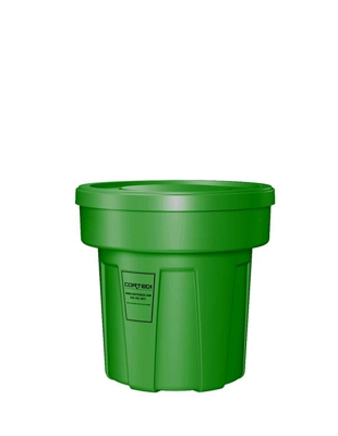 All environment Heavy Duty Waste Receptacle with floor glides-25 Gallon