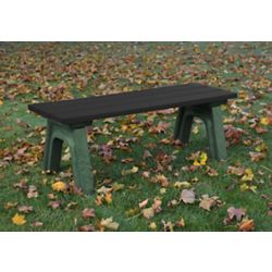 Recycled Plastic Economy Outdoor Bench - 4 Ft