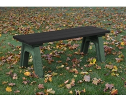 Recycled Plastic Economy Outdoor Bench - 4 Ft