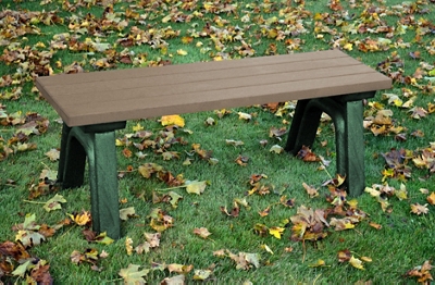 Plastic patio online bench