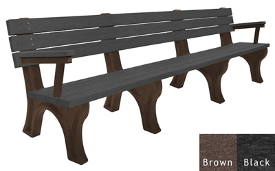 Plastic porch online bench