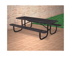 6' Wide Rectangular Outdoor Table
