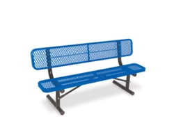 6' Bench with Back